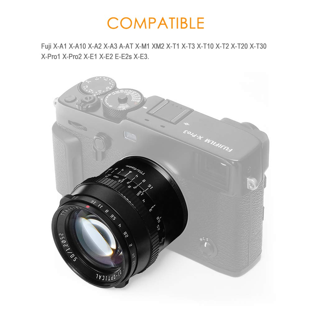 Amazon.co.jp: 銘匠光学 TTartisan 50mm F1.2 APS-C 大口径 マニュアル