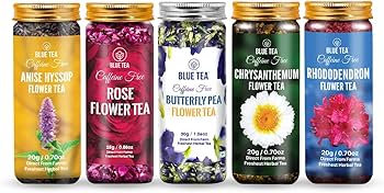 Amazon.com : BLUE TEA - Flower Tea Combo - 4.05 Oz (Pack of 5