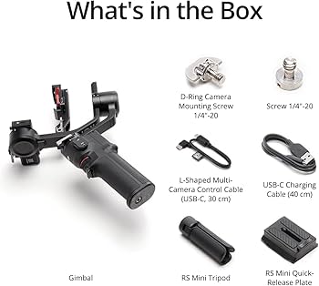Amazon.com : DJI RS 3 Mini, 3-Axis Gimbal Stabilizer for Cameras