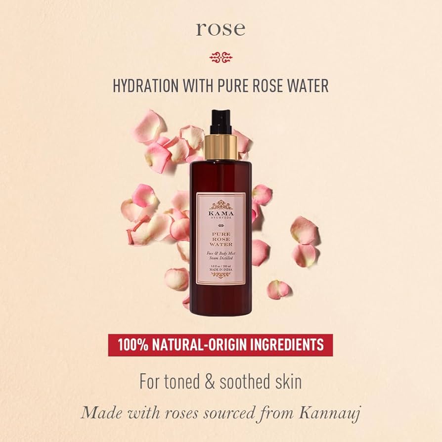 Amazon | kama ayurveda pure rosewater 200ml カーマ・アーユルベーダ