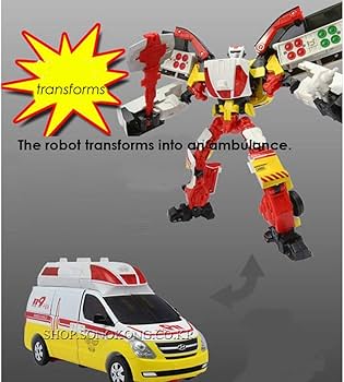 Amazon.com: Hello CARBOT Starex Dandy Rescue Ambulance Transformer