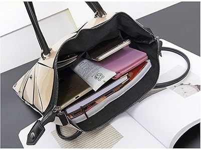 Amazon.co.jp: バッグレディースデフォルメバッグ幾何学模様