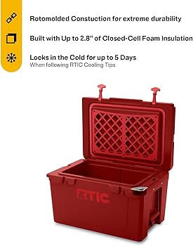 Amazon.com : RTIC 45 QT Ultra-Tough Cooler Hard Insulated Portable