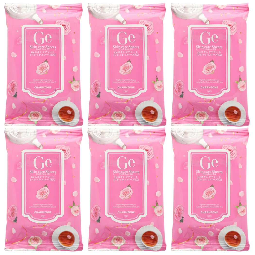 Amazon | チャームゾーン Ge スキンケアシート フレッシュローズEX 10