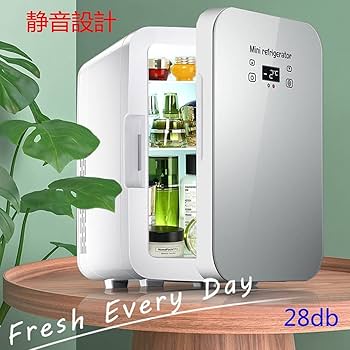 Amazon | 小型冷蔵庫 ミニ冷蔵庫 冷温庫 8L 保冷 1ドア 2システム