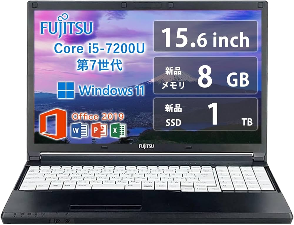 Amazon.co.jp: Fujitsu Laptop FUJITSU LIFEBOOK A577, 7th Generation