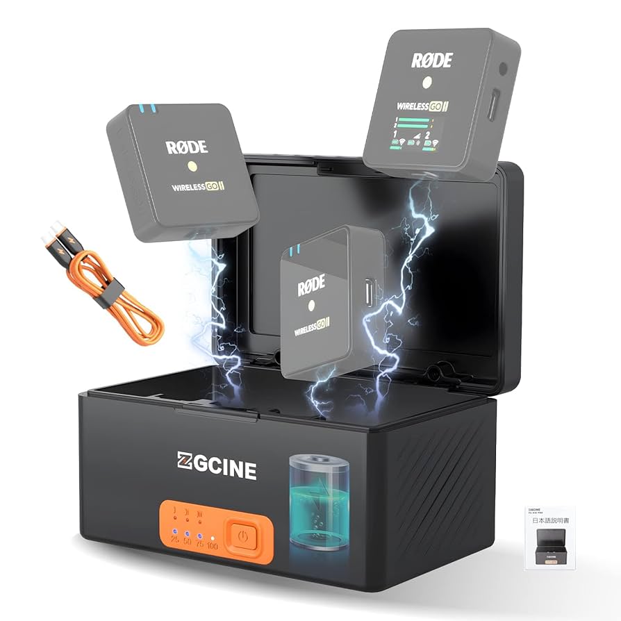 中古】RODE wireless goⅡ 充電器セット 中古】RODE wireless goⅡ