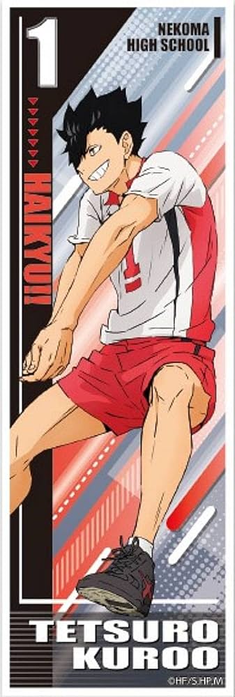 Amazon.co.jp: 【N.34 黒尾鉄朗】 ハイキュー!! ロングステッカー2