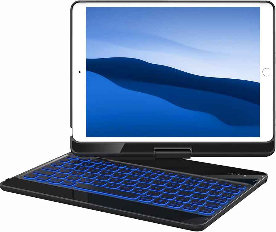 Amazon.co.jp: iPad Pro 10.5 キーボードケース 360度回転可能な