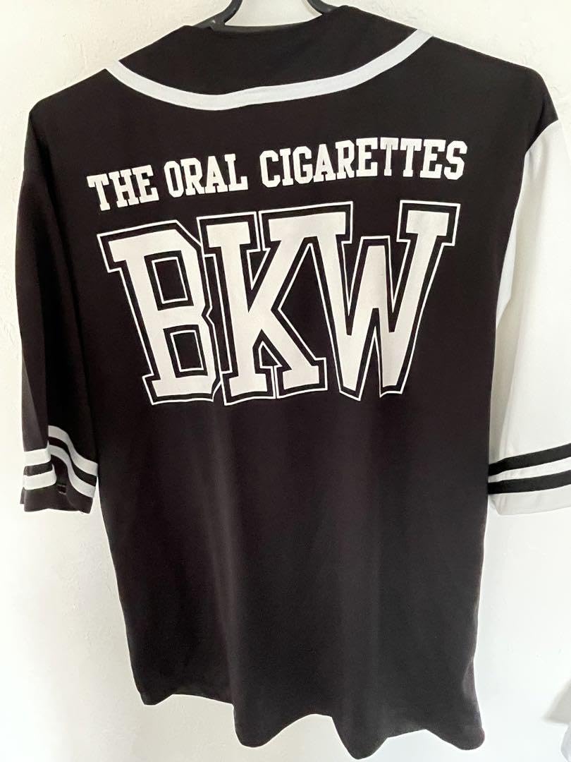 Amazon.co.jp: THE THE ORAL CIGARETTES ベースボールtシャツ BKW M