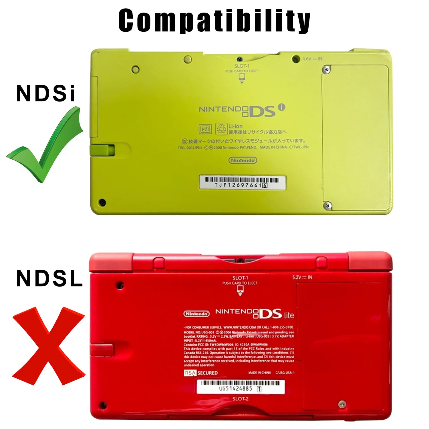 Amazon | OSTENT LCD ディスプレイ 下部画面 修理 Nintendo DSi NDSi用