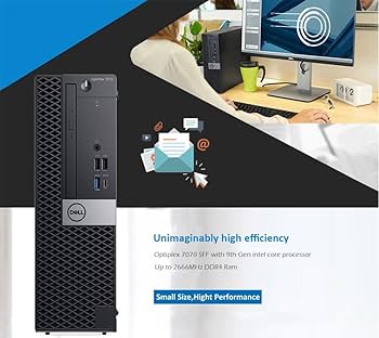 Amazon.com: Dell OptiPlex 7070 SFF Desktop Computer PC, Intel Hexa