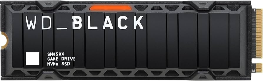 Amazon.com: WD_BLACK SN850X 2TB NVMe SSD with Heatsink - M.2 2280