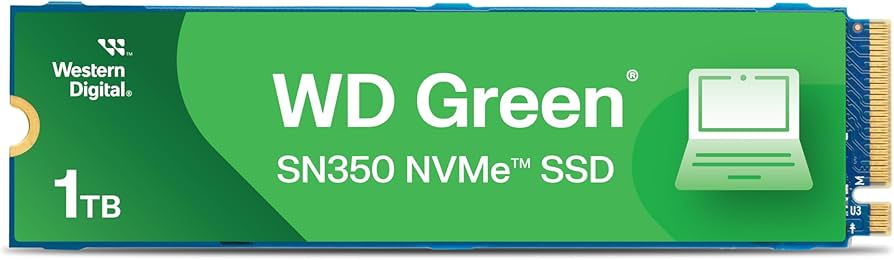 Amazon.com: Western Digital 1TB WD Green SN350 NVMe Internal SSD