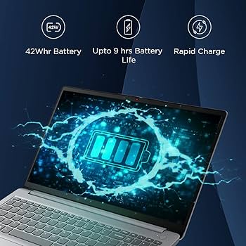 Lenovo IdeaPad 1 AMD Ryzen 5 5625U 15.6 inch (38.5cm) FHD Laptop