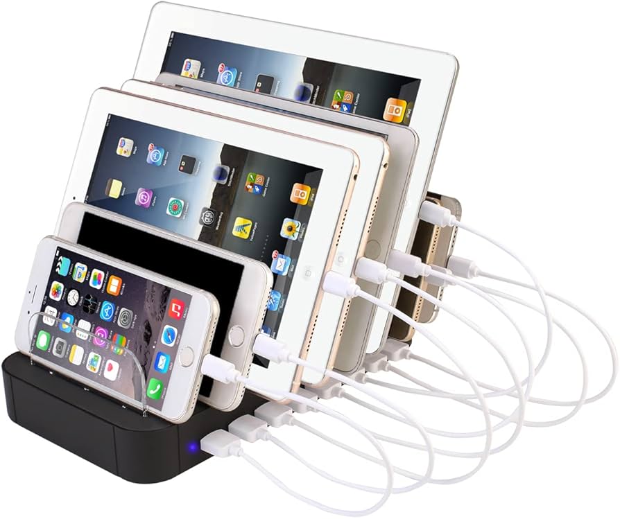 Amazon | Evfun USB充電ステーション 8ポート 充電スタンド PSE認証済