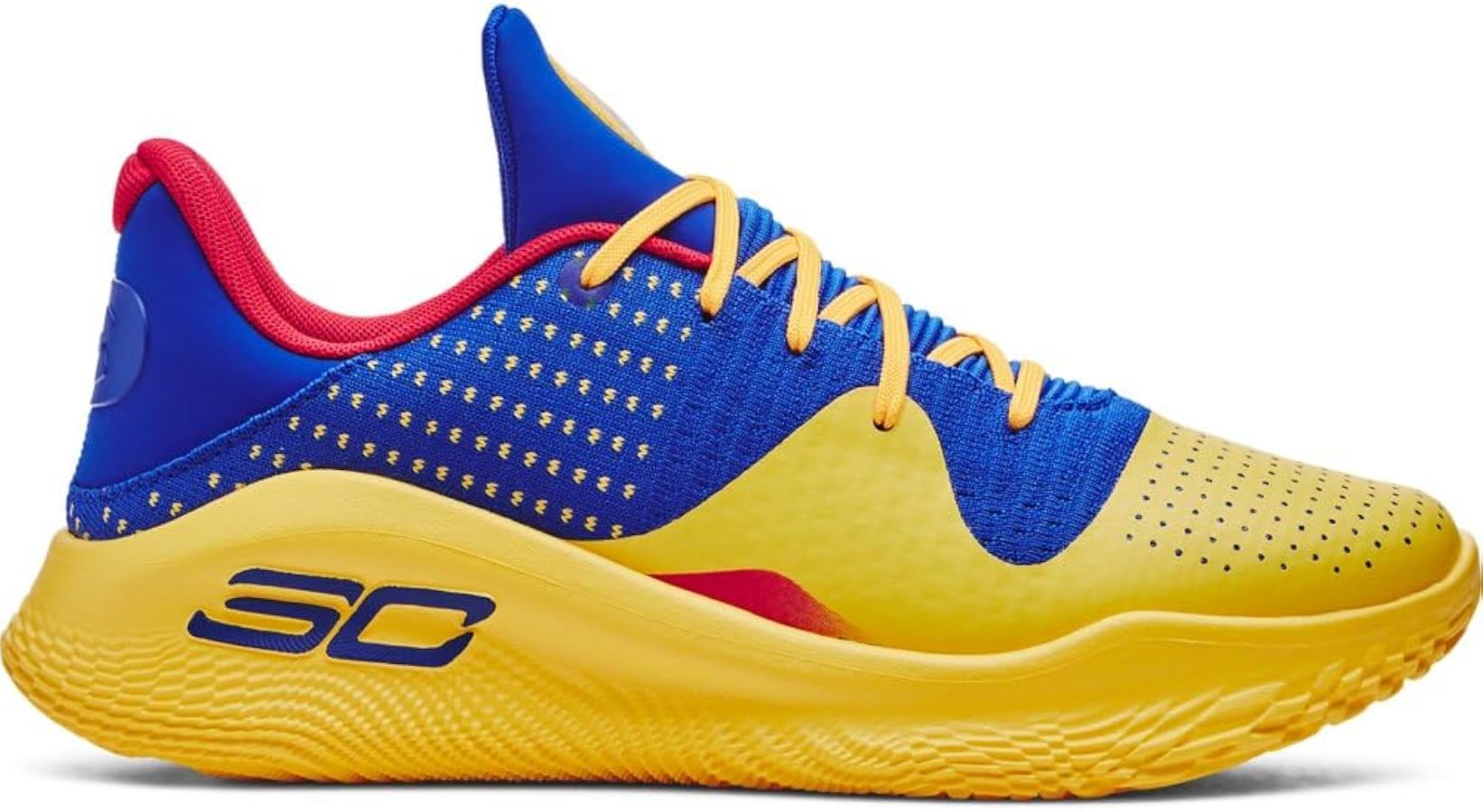Amazon | Under Armour Curry4 Low Flotro - メンズ(ブルー/イエロー