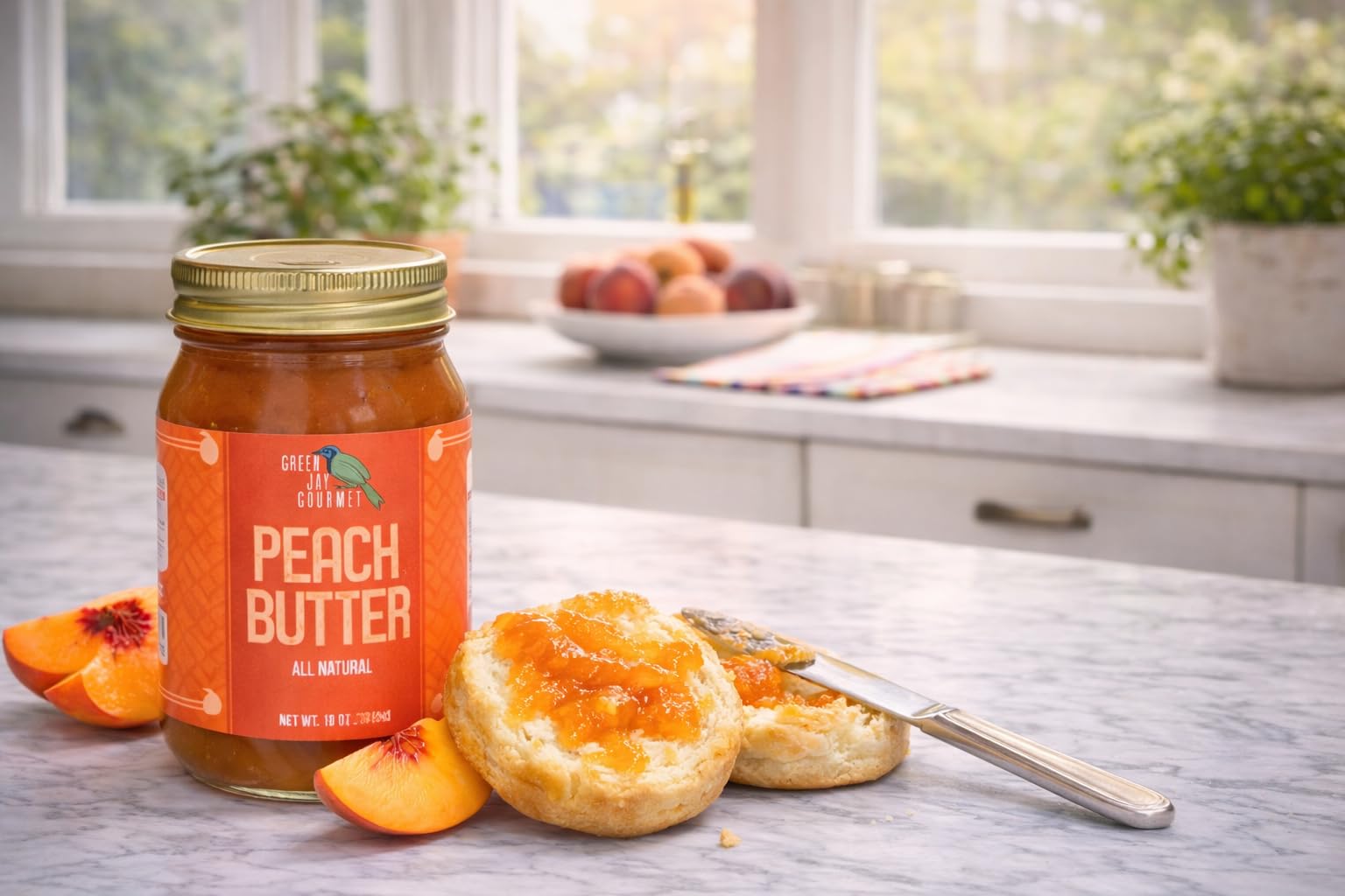 Amazon.com : Green Jay Gourmet Peach Butter - All-Natural, Gluten