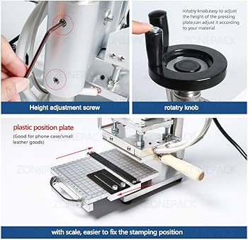 Amazon.com: ZONEPACK Hot Foil Stamping Machine with Sliding