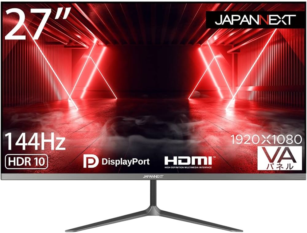 Amazon.co.jp: JAPANNEXT 27インチ ゲーミングモニター 144Hz 5ms フル