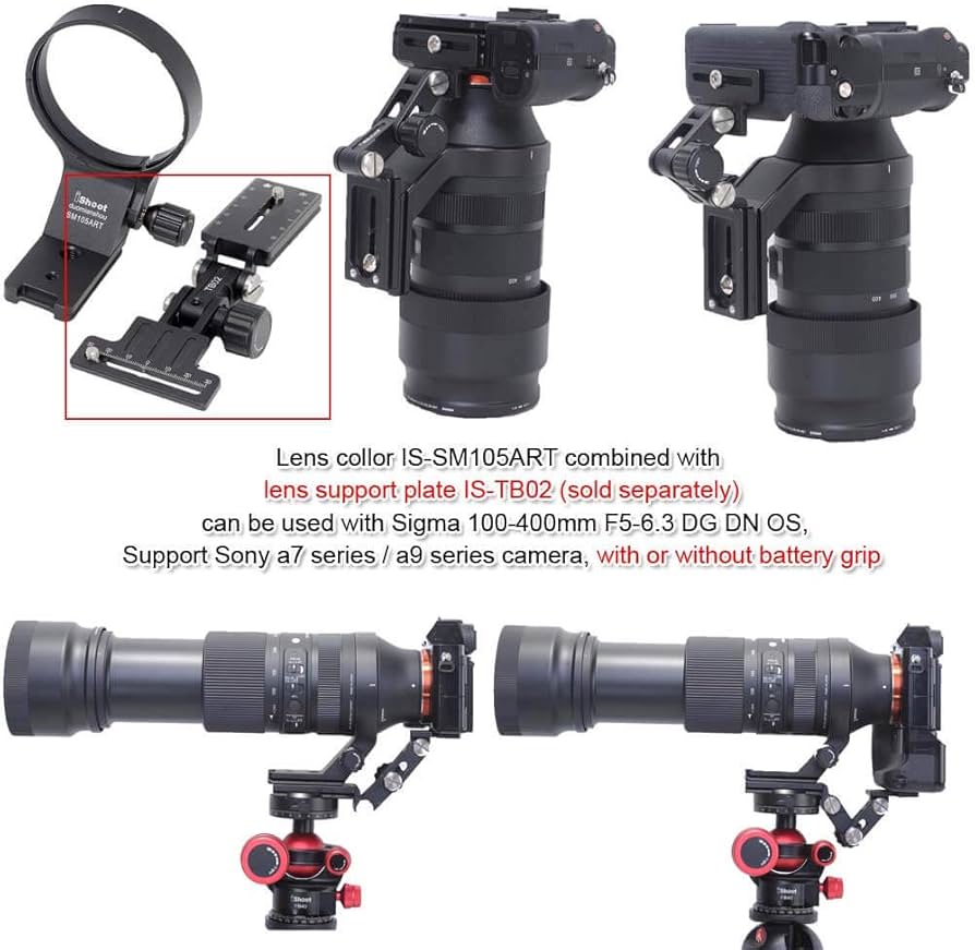 Amazon | iShoot 金属カメラリング式三脚座、 三脚マウントリング