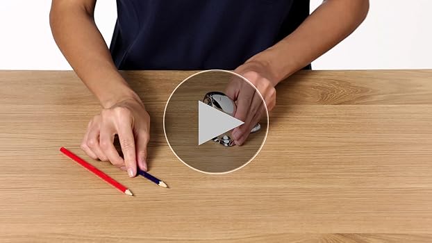 Amazon.com: Alessi Kastor Pencil Sharpener in Chrome Plated Zamak