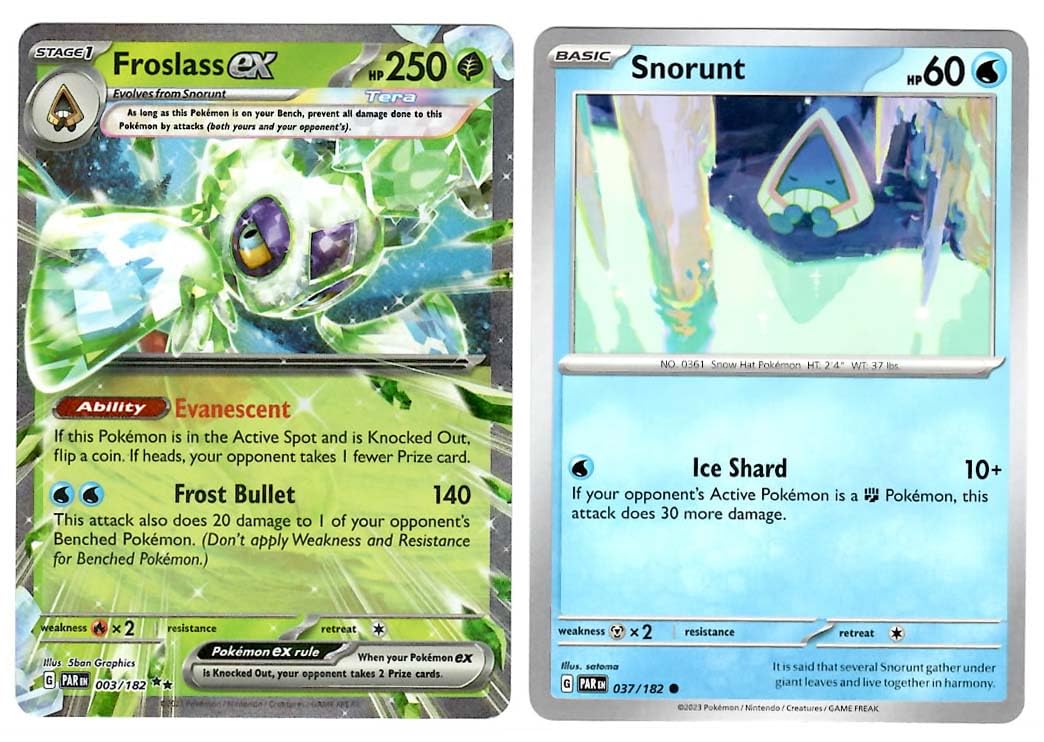 Amazon.com: Froslass ex 003/182 - Paradox Rift - Pokemon Card 2