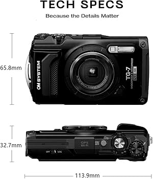 Amazon.com : OM SYSTEM Olympus Tough TG-7 Black Underwater Camera