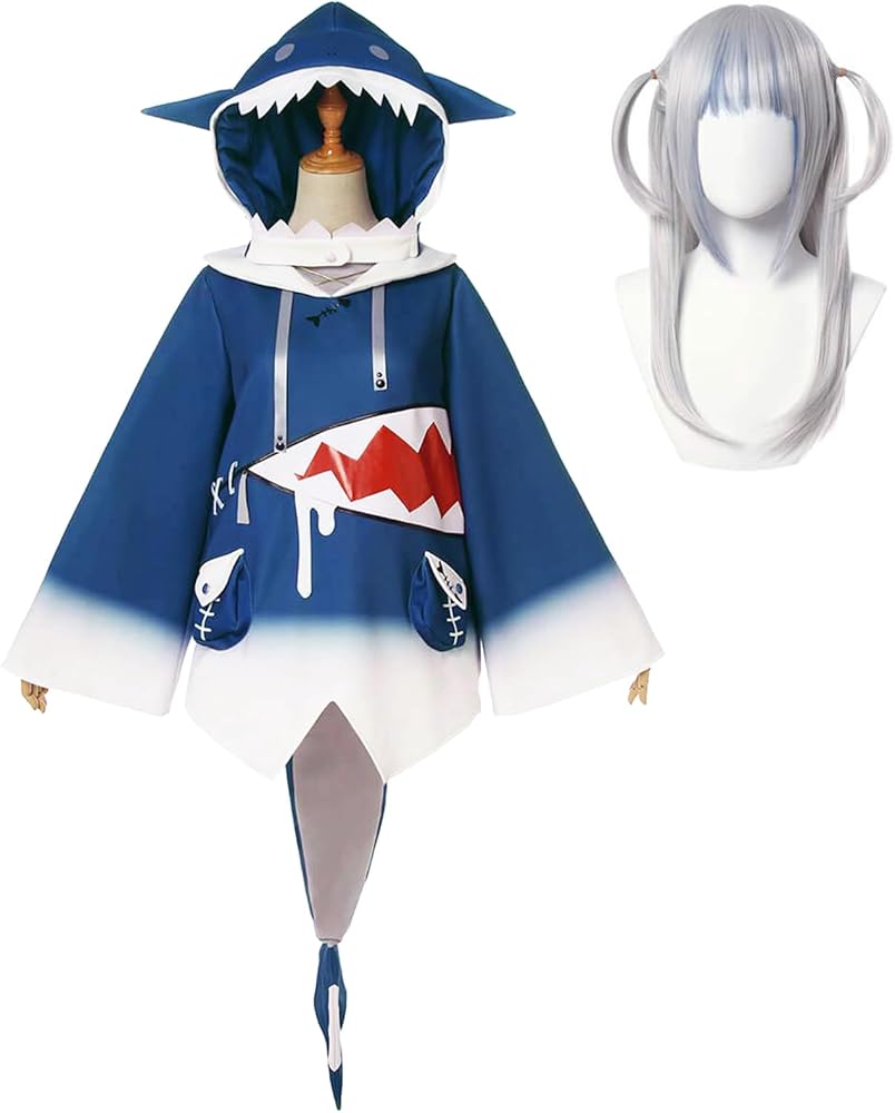 Amazon.co.jp: [NSPSTT] がうる・ぐら コスプレ衣装 ウィッグ付き Gawr
