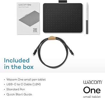 Amazon.com: Wacom One Bluetooth Drawing Tablet, Small 7.4