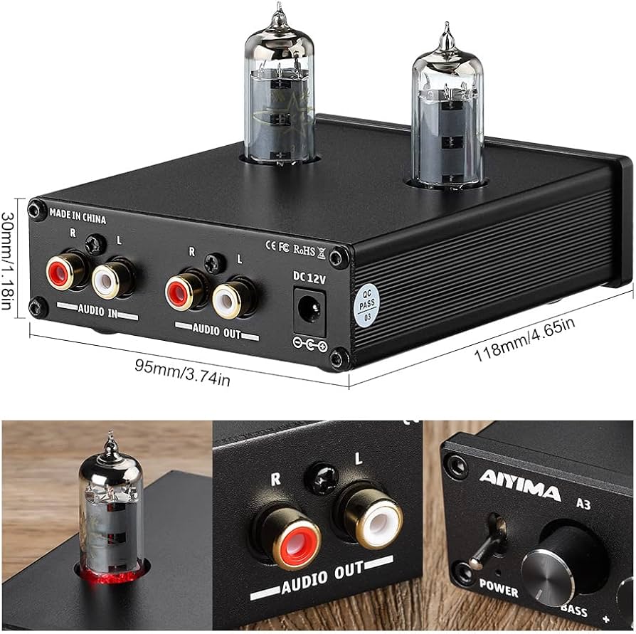 Amazon.co.jp: AIYIMA TUBE-A3 6J1 （6k4)TUBEプリアンプ胆プリアンプ