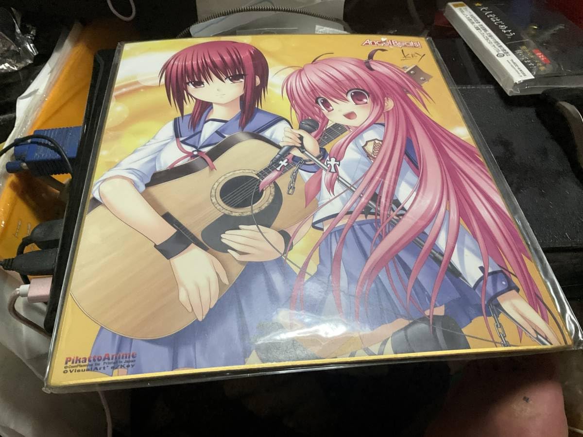 Amazon.co.jp: 色紙 Angel Beats 岩沢雅美＆ユイ na-ga エンジェル
