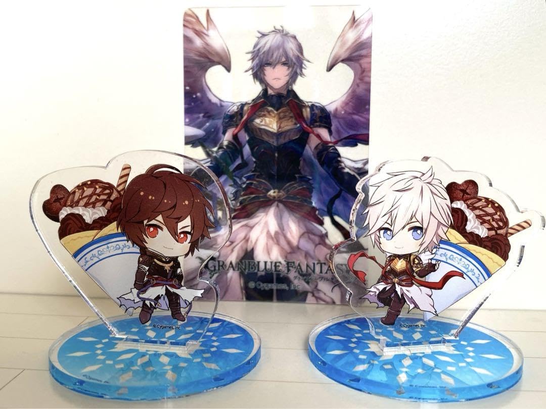 Amazon.co.jp: グラブル ルシフェル サンダルフォン アクスタ 2点+