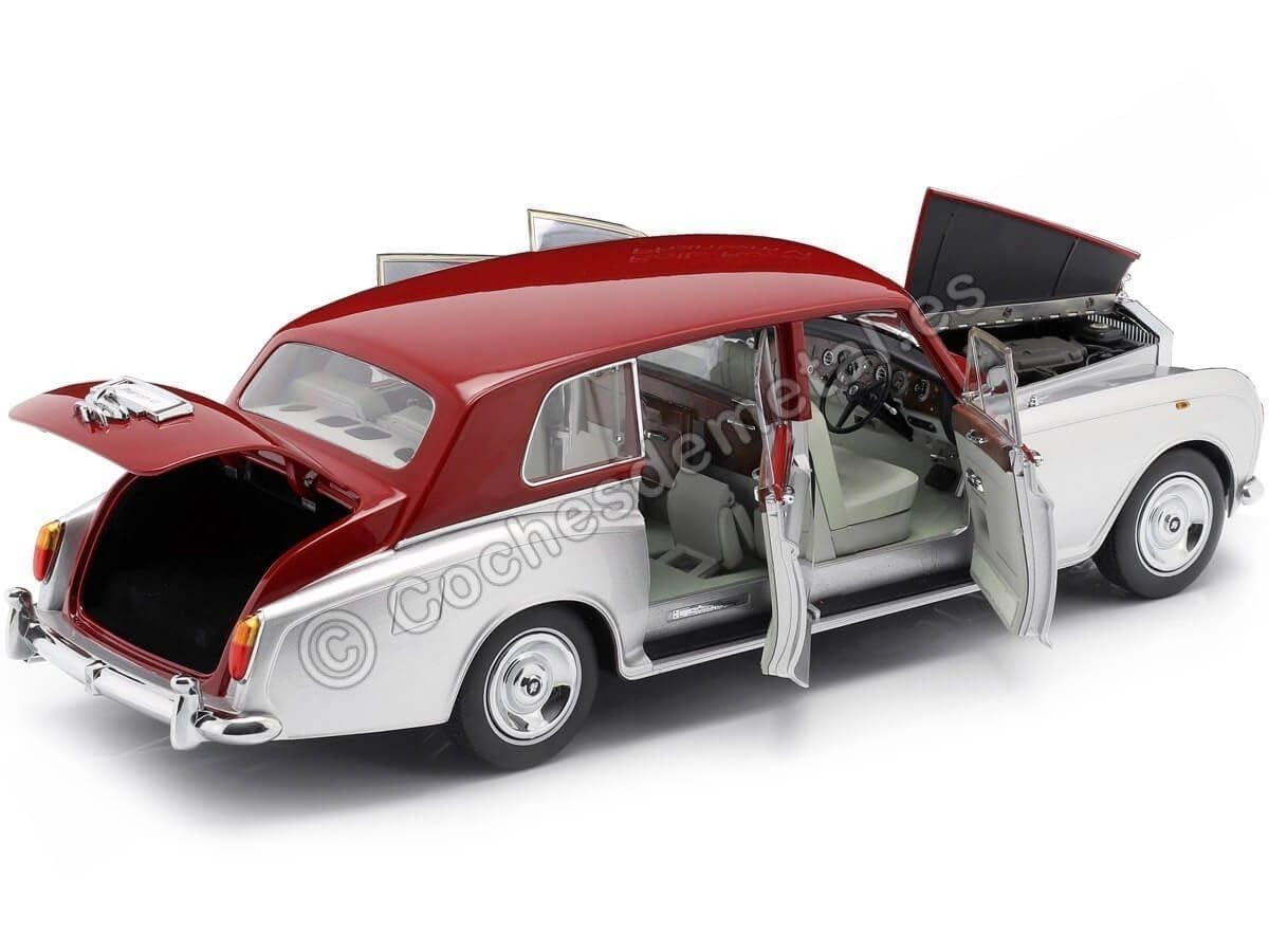 Amazon | ☆ 京商 1/18 ロールスロイス ファントム VI シルバー/レッド