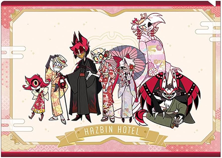 Amazon.co.jp: ハズビン ホテルへようこそ[アニメ版] クリアファイル