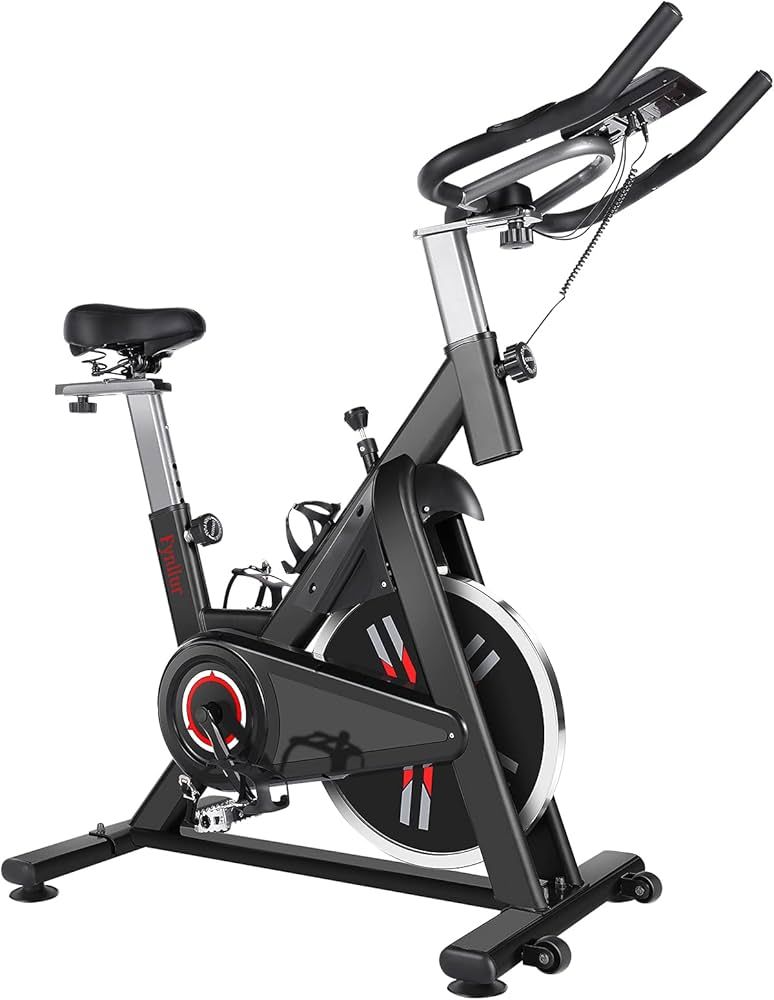Amazon | エアロバイク スピンバイク 静音 摩擦負荷無段階
