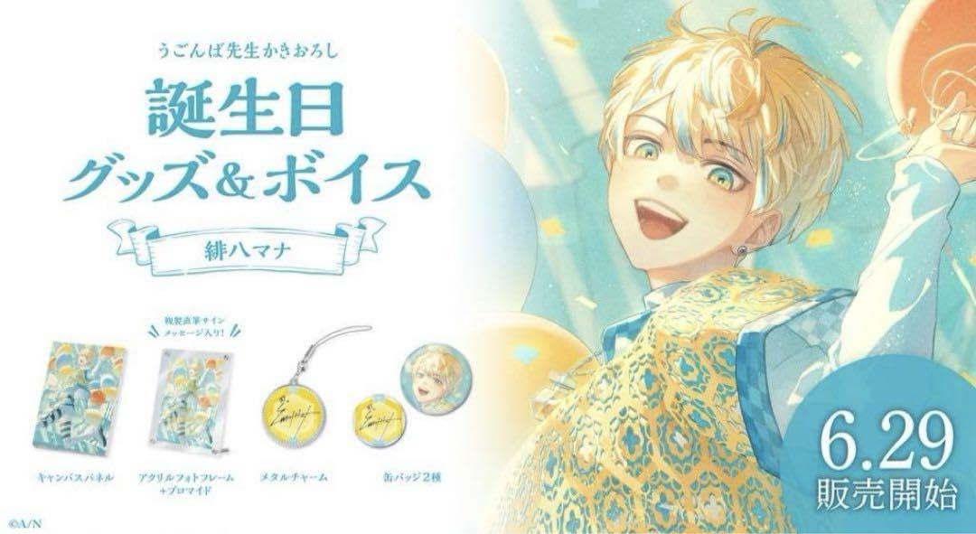 Amazon.co.jp: にじさん 緋八マナ 誕生日グッズ フルセット 2023