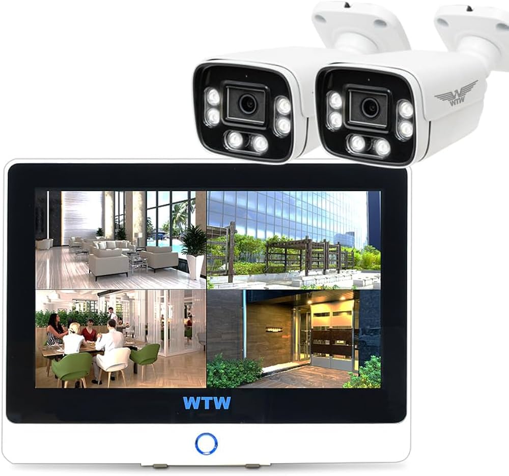 Amazon.co.jp: WTW 塚本無線 防犯灯カメラ2台 HDD2TBセット モニター一