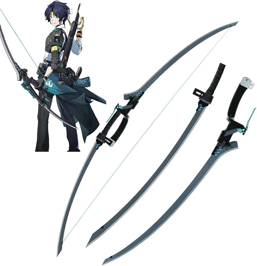 Amazon.co.jp: ゼンレスゾーンゼロ 浅羽悠真 コスプレ道具 弓 刀剣
