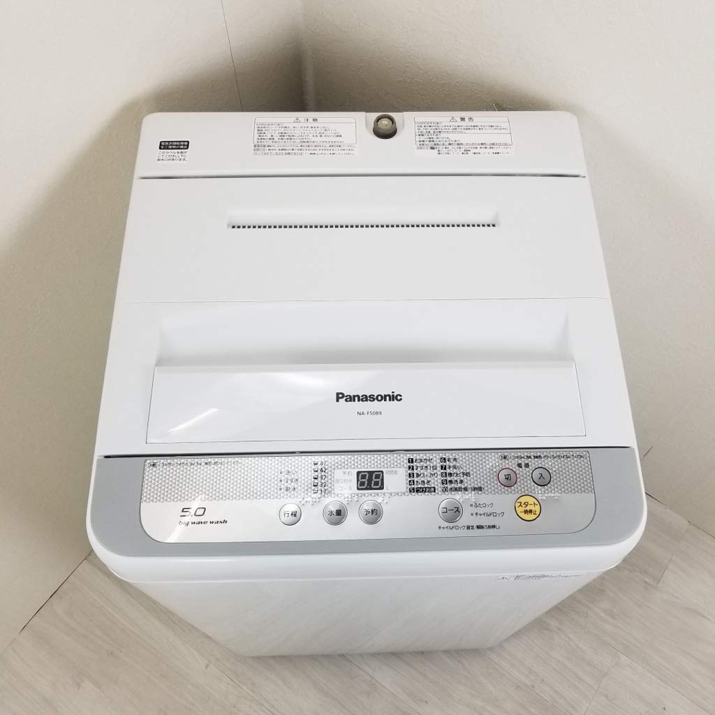 Amazon.co.jp: パナソニック 5.0～6.9kg洗濯機 シルバー NA-F50B9-S