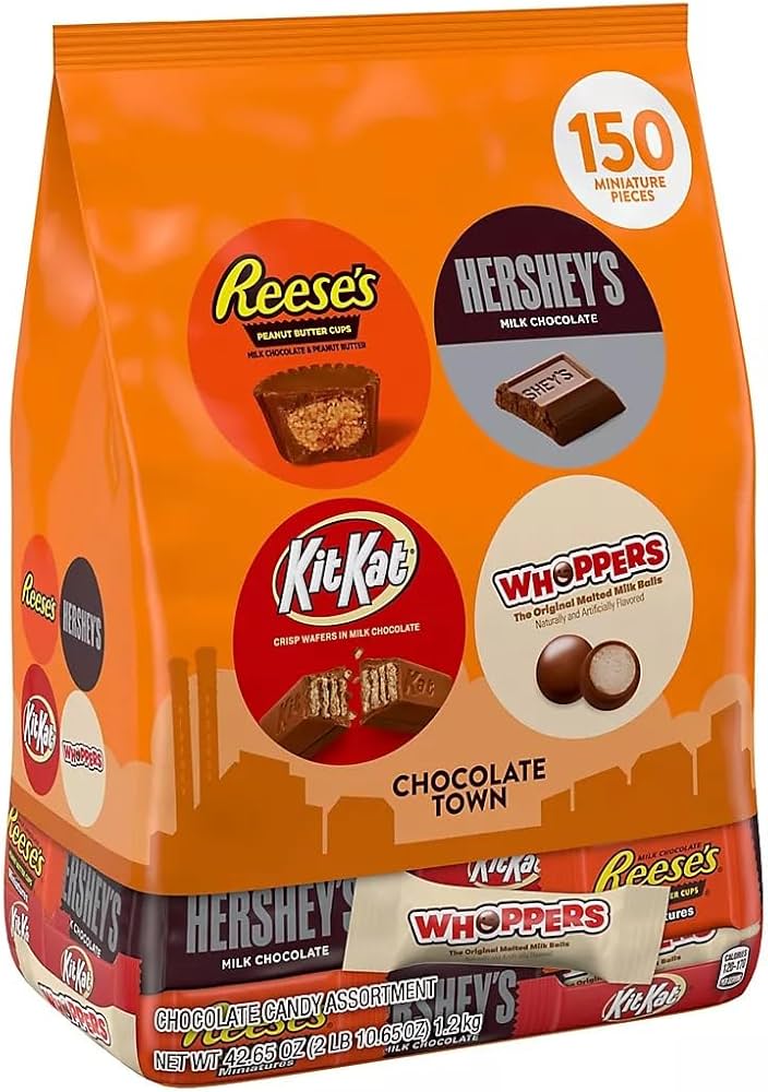 Amazon.com : Hershey's Chocolate Town Candy Assortment Miniature