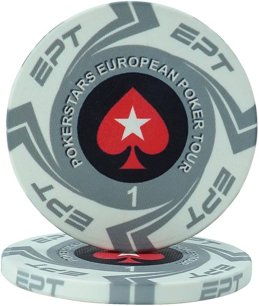 Amazon | EPTポーカーチップ25枚セット ($1) [並行輸入品] | カジノ