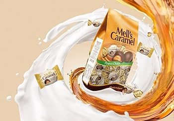 MELL'S CARAMEL Çift Bükümlü Sütlü Çikolata & Özel Karamel Quatro
