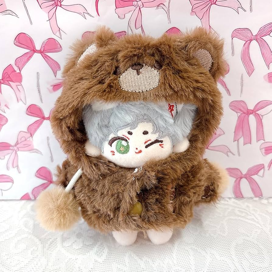 Amazon.co.jp: ぬいぐるみ用 着ぐるみ 10cm用 ぬい服 綿人形の服 くま