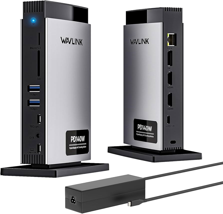 Amazon.co.jp: WAVLINK USB-Cドッキングステーション 11-in-1、最大3