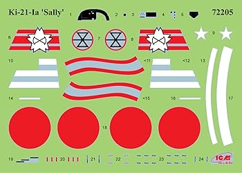 Amazon | アイシーエム ICM 1/72 日本陸軍 Ki-21-Ia 九七式重爆撃機