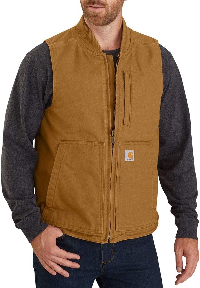 Amazon | Carhartt Men's 104395 Washed Duck Insulated Rib Collar