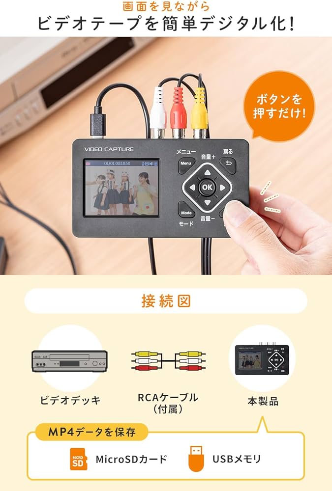 Amazon.co.jp: サンワダイレクト ビデオキャプチャー キャプチャー