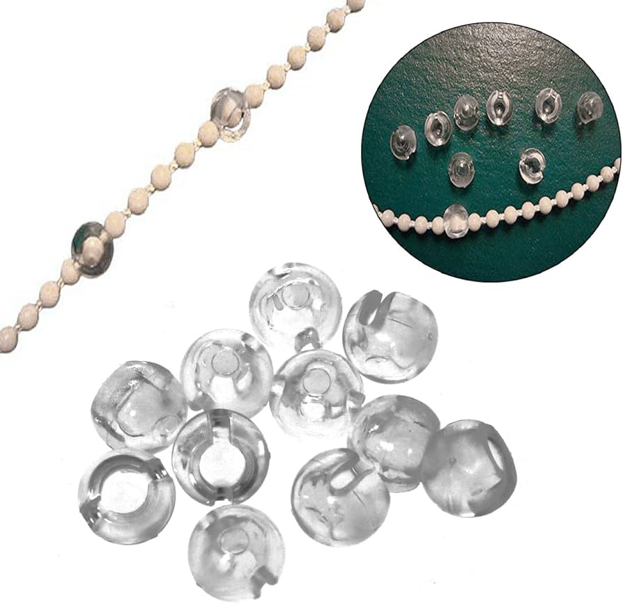 Amazon.co.jp: ビーズチェーンストップ ZZLZX 12個 4mm/0.15インチ