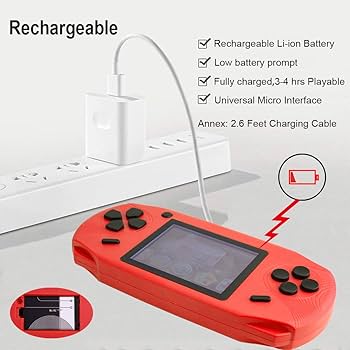 Amazon.co.jp: ZHISHAN 16ビット大人と子供用携帯ゲーム機ゲーム機